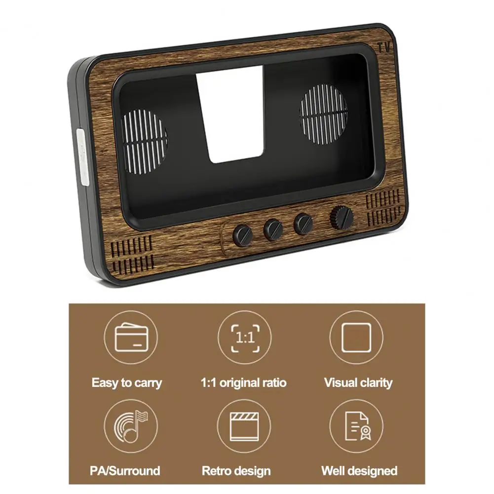 Supporto Per Telefono Cellulare Supporto Per Telefono Supporto Per Telefono Cellulare In Stile Tv Vintage Supporto Da Tavolo Retrò Realistico Per Smar