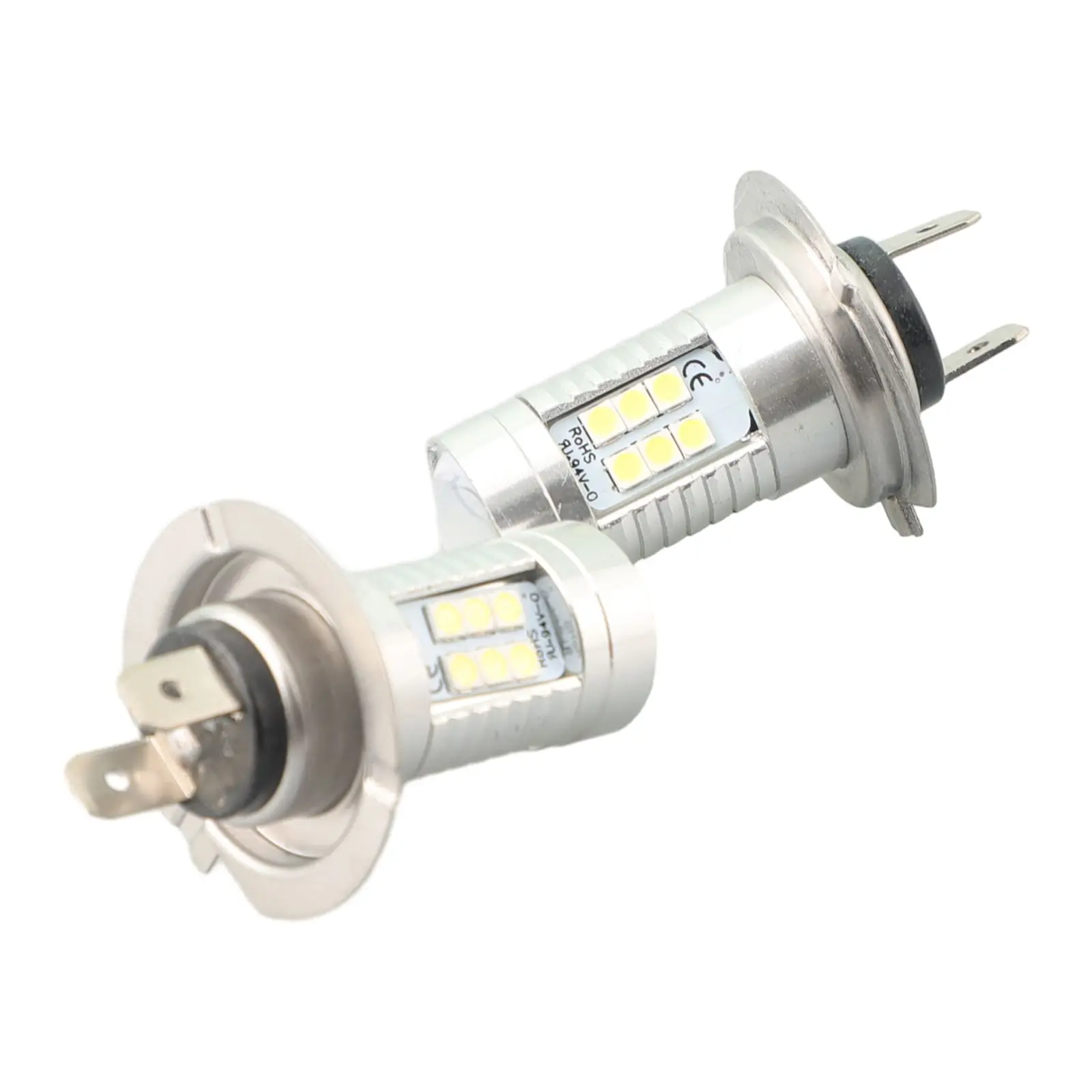 H7 LED 헤드라이트 전구 키트, 하이/로우 빔 슈퍼 브라이트, 6000K 화이트 고출력 안개등 전구, 12V 자동차 LED 안개등, 2 개