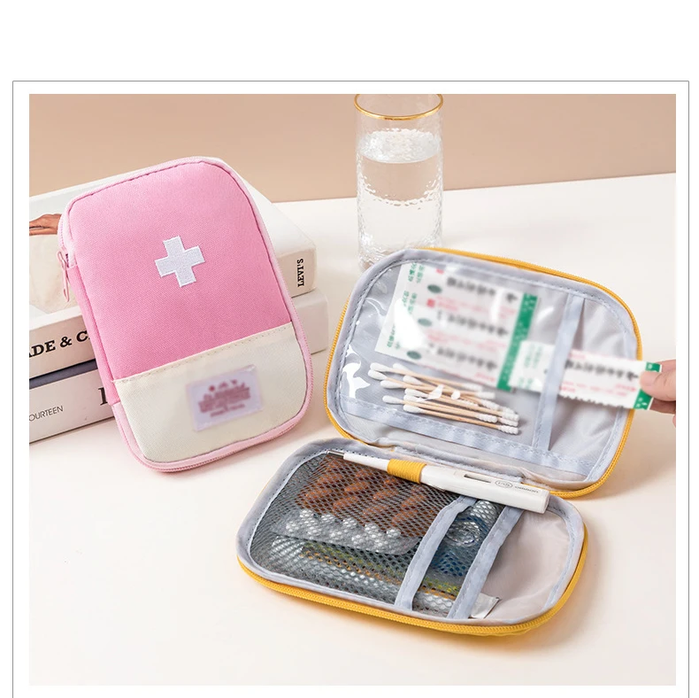 2 Trousse De Secours Vide - Mini Sac Médical Portable - Pour Bureau, Voyage, Camping