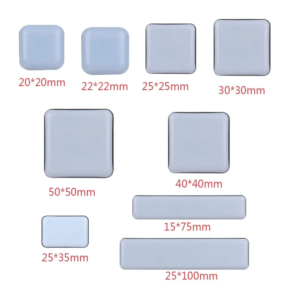 4pcs/set Self-Adhesive Table Chair Leg Bumper Sticker Pad Furniture Anti-slip Pads Protector Moving Anti-abrasion Floor Mat furniture leg covers chair leg pads