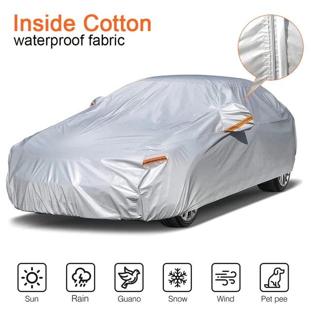 Winter Auto Abdeckung Outdoor Baumwolle verdickte Markise für Auto Anti  Hagel Schutz Schneedecke Sonnenschutz wasserdicht staub dicht für  Geländewagen - AliExpress