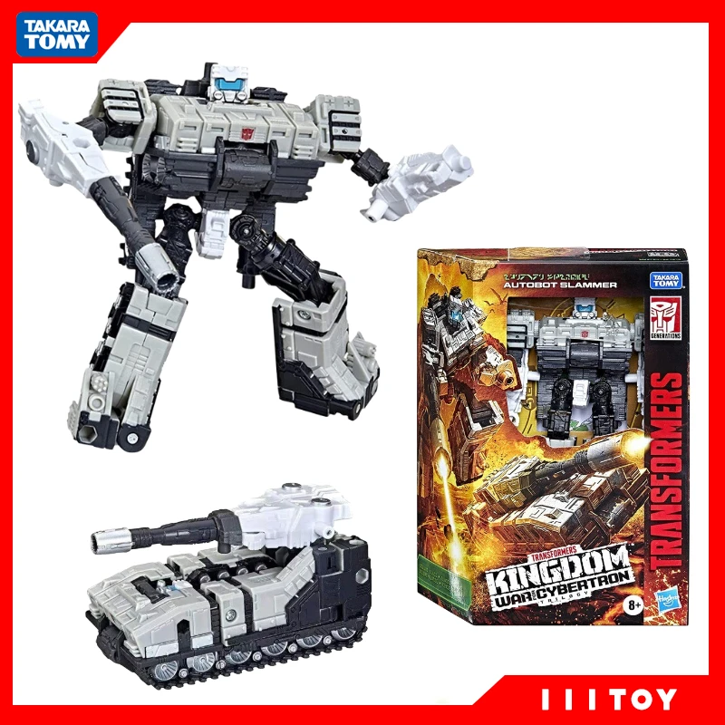 In Magazzino Transformers War For Cybertron Trilogy Kingdom Wfc-K33 Deluxe Autobot Slammer Robot Toys Action Figures Regali Hobby