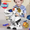 Extra large 56CM RC Dinosaur 2.4G Radio Control Transmit Soft Bullet  Electric Walking Simulation Toys For Children's Gifts 1