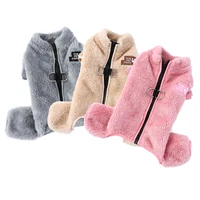 Vêtements d'hiver pour chiens de petite et moyenne taille, combinaison polaire chaude pour animaux de compagnie, pyjama Yorkie carlin, chemise de nuit, salopette pour garçons et filles, chiot 1