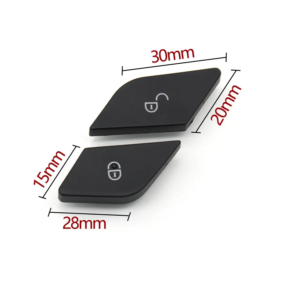 Car Door Lock Cover Car Interior Central Door Lock Unlock Switch Button Cover For Mercedes Benz C EQC GLC V Class W205 N293 W253 W447 2059055251