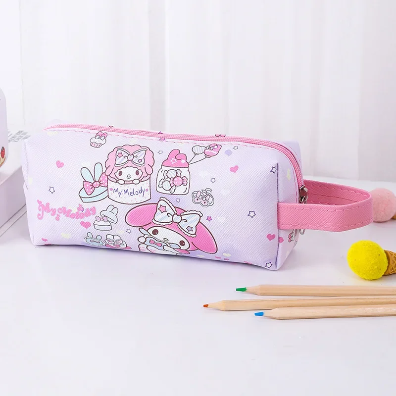 Hello Kitty Cartoon Cute Makeup Bag, Kuromi & Cinnamoroll Organizer, Portable Toiletry Bag, Desktop Storage Bag, Pencil Case 5