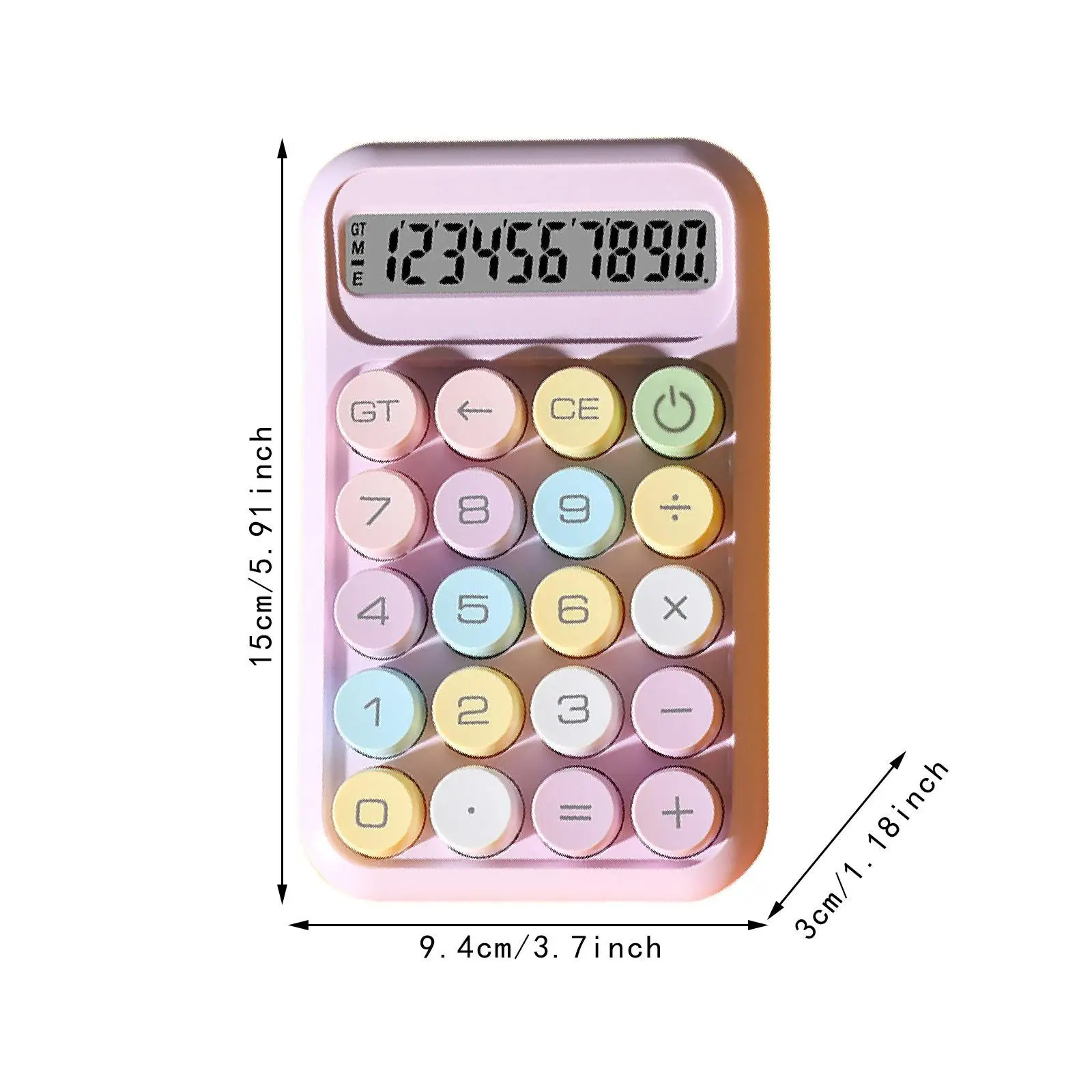 10자리 계산기, 미적 감각을 자극하는 휴대용 문구류, 수학, 학교, 사무실, 학생, 가정용 기본 포켓 계산기