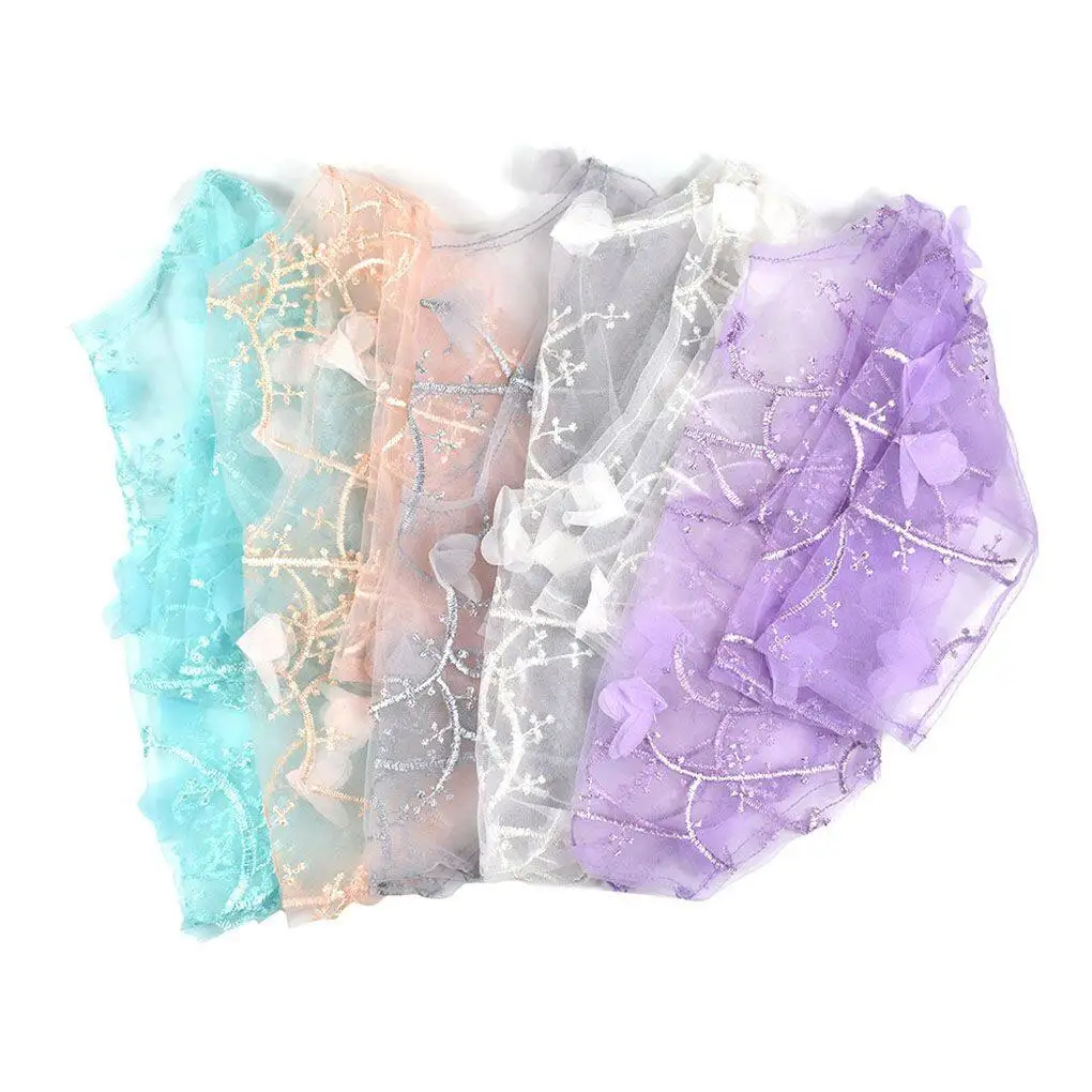 

Одежда для фотосъемки новорожденных, кружевной дизайн с длинным рукавом, круглый вырез, цветочный топ для младенцев