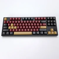 KBDiy GMK Red Samurai Keycap Cherry Profile Double Shot PBT ISO Keycaps For Gamer Mechanical Keyboard Kit Gaming Point Key Cap - Image 2
