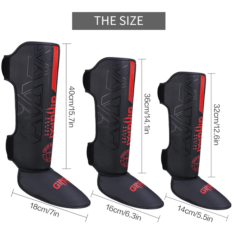 PU Leather Shin Guards 4