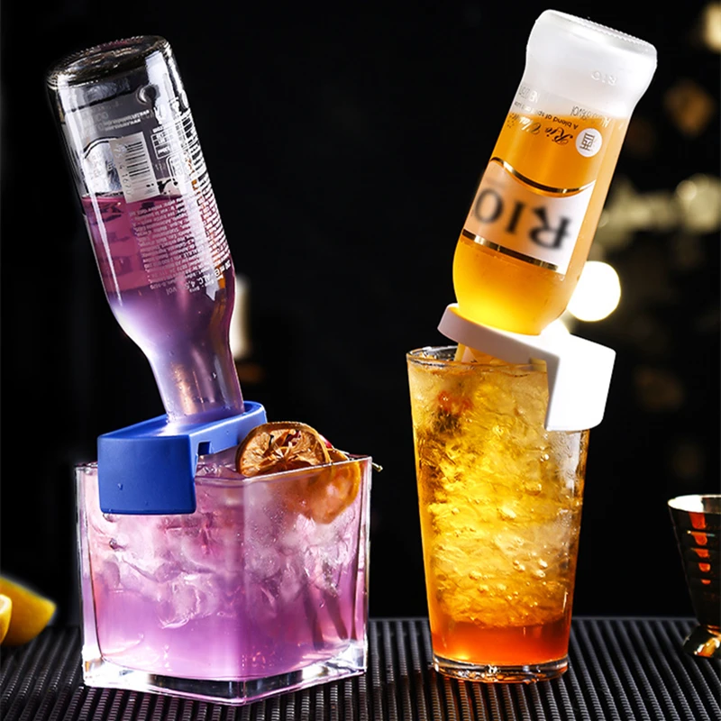 Bottle Buckle Beer Cocktail Snap Bar Drink Clips Bottle Holders wine bar kitchen accessories ABS 8 Colors 8 pieces bottle clips