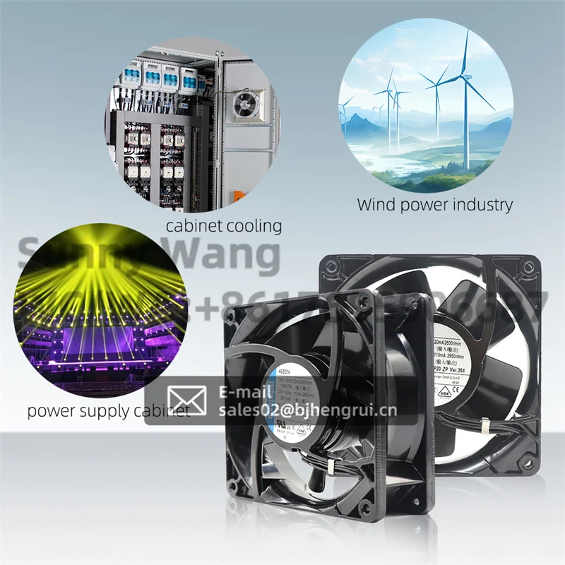 ebmpapst 4314/19-189 119x119x32mm 12cm 4.6W 24V DC 2800rpm 0.19A 606CFM 볼 베어링 로봇 캐비닛 축류 냉각 팬