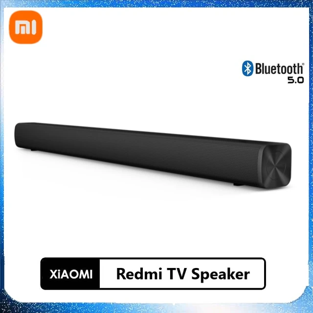 Barre de son TV Xiaomi Redmi, prise en charge de la bande compatible  Bluetooth, haut-parleur noir 256, cavité sonore canalisée, compagnon TV,  30W - AliExpress
