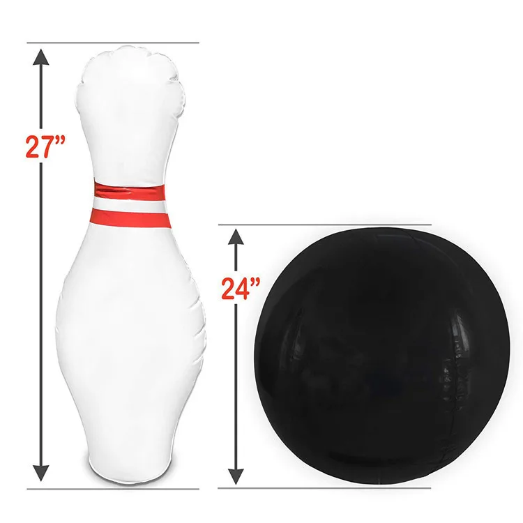 Inflatable Bowling Set Inflatable Human Bowling Ball for Sport Game