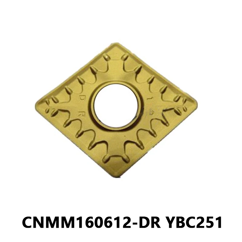 

Original CNMM160612-DR YBC251 Carbide Inserts CNC Lathe Turning Cutter High Quality Turning Blades CNMM 160612 DR for Steel