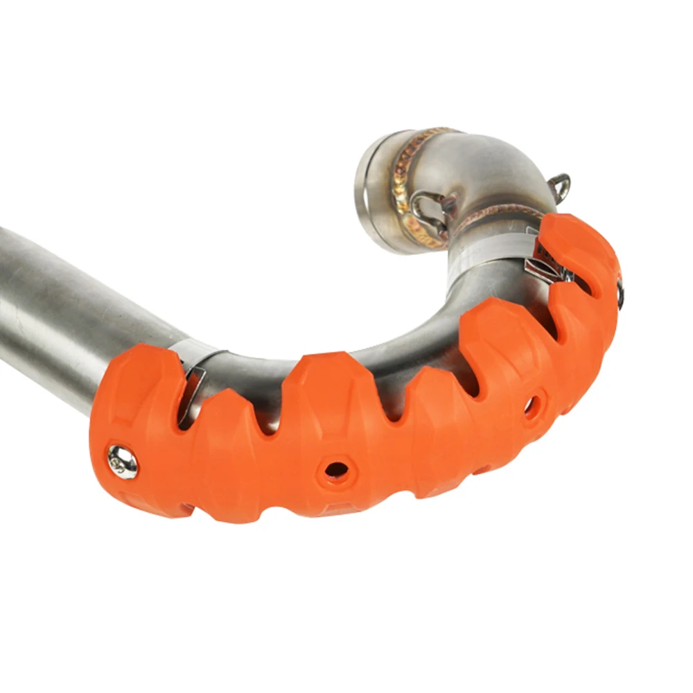 400 mm/220 mm Auspuffrohrschutz für KTM EXC-F 350 SXF 450 Husqvarna FE 350 450 501 Sherco SEF-R 300 250 450 Yamaha WR250F WR450F – Detail 6