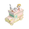 SHINNYGIFTS New Christmas Gifts London Dogs on the truck Enamel Metal Trinket Box Jewelry Gift Box 6