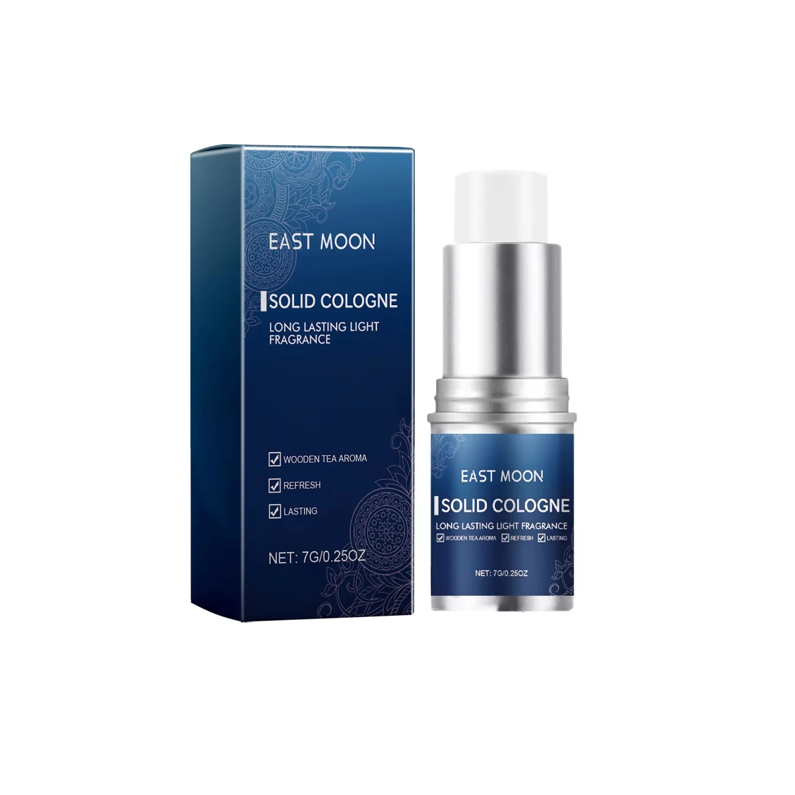 3Scents Men's Solid Cologne Lasting Fresh Cologne Pheromones Fragrance Men Deodorant Portable Woody Scent Solid Fragrance Balm_voghion.com