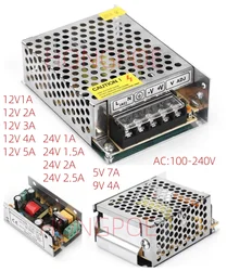 Universal Multi - Wattage Power Supply for LED Strips, CCTV, and Small Appliances (24V 2.5A 60W)