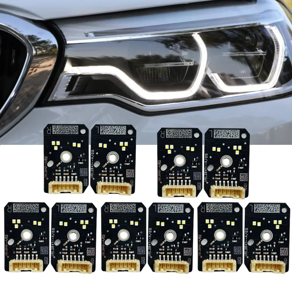 5X White LED Boards For 2017-2020 BMW 5 series G30 G31 G32 GT F90 M5 520i 530i 540i DRL Adaptive LED Headligt Daylight Module