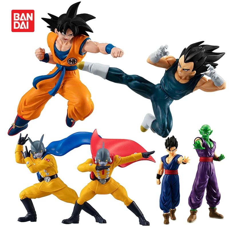 Bandai Genuine Gashapon Toys Dragon Ball Super Cumber Son Gohan Majin Buu Burdock Fu Trunks Vegeta Iv Action Figure Model Toys