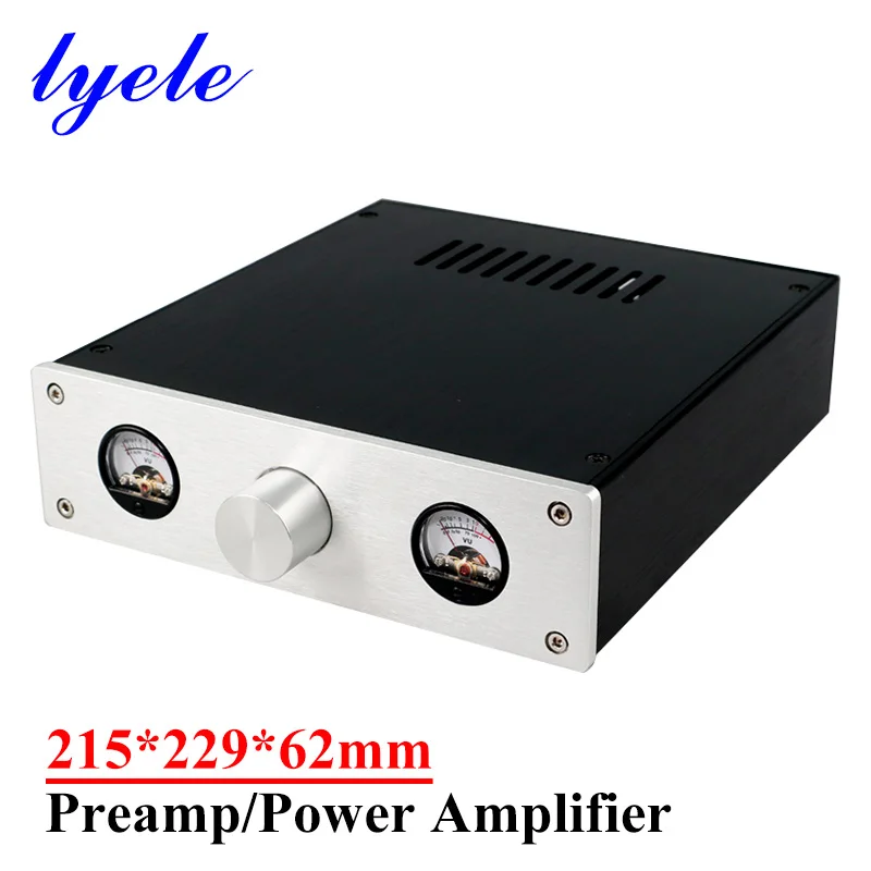 21522962mmAllaluminumPowerAmplifierChassisPreamplifierShellVu
