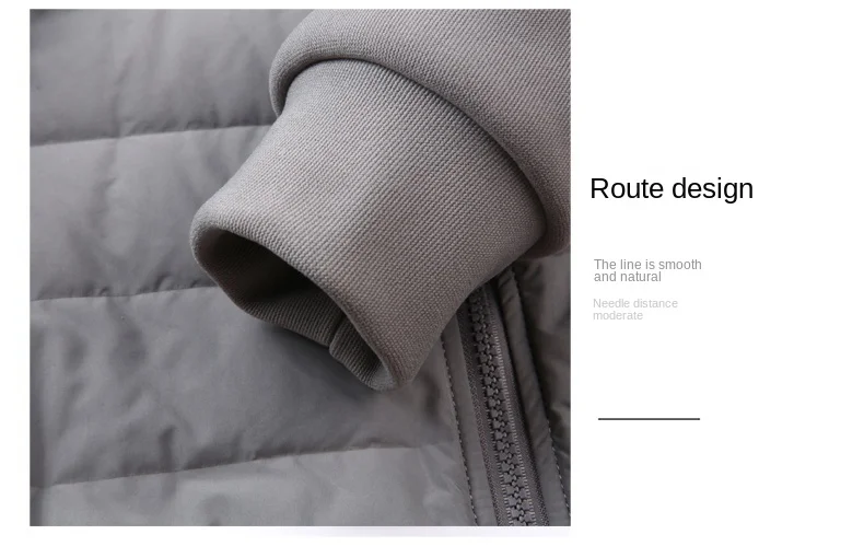 PlatiNum Down Jacket Zipper Detail