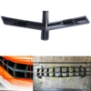 Car Emblem Stickers Car Head Grill Emblem For Chevrolet Camaro 2010-2013 Front Grill Emblem Bowtie Bow Delete Removes Tie Decoration