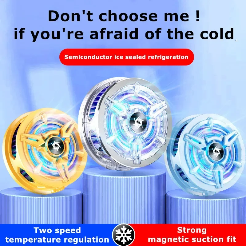 

SL13 Portable Mini Ventilador Para Celular Type-c System Semiconductor Cooling Fan Radiator for PUBG Game Cooler for IOS Android