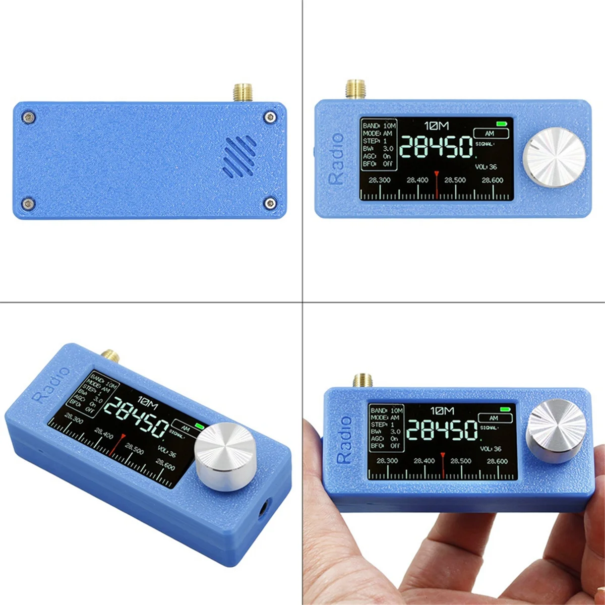 SEMOIC SI4732 10Khz-180Mhz Portable Radio LSB USB AM FM Pocket Mini Radio SMA Interface All Band Receiver
