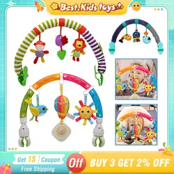 Baby Toys Crib Hanging Rattles Car Seat Educational Toy 0 12M Soft Mobiles Stroller Crib Pram Hanging Dolls Babies Newborn Gift