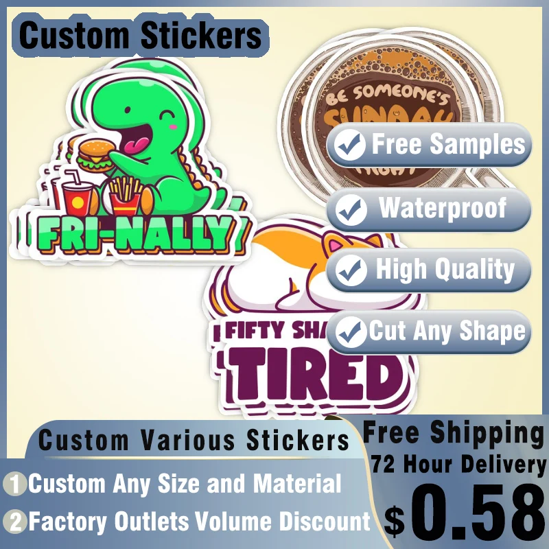Custom Name Sticker / Customized Label / Personalized Decals / Personalized  Gifts / Customized Vinyl