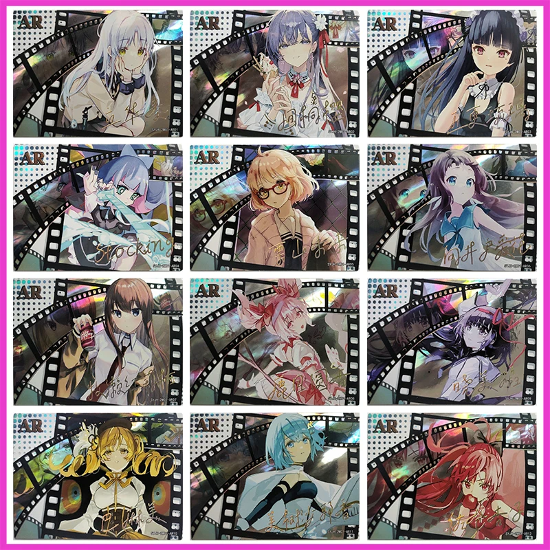 

Anime Goddess Story Rare AR Refractive Flash Cards Tachibana Kanade Matou Sakura Toys for boys Collectible Cards Birthday Gifts