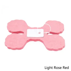 Multicolor Four Leaf Clover Paper Garland for Celebrations and DIY Decor (Light Rose Red)