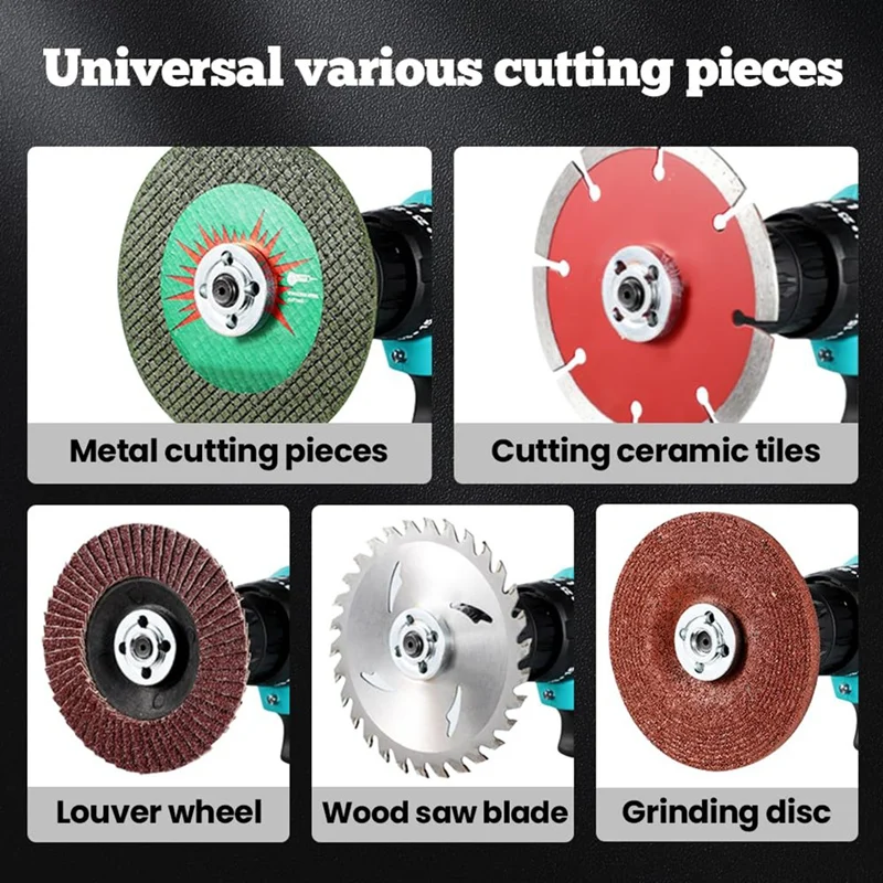 B-T Electric Drill Angle Grinder Connecting Rod Set, Drill Angle Grinder Accessories Tool For Cutting Polish Disc And Polish