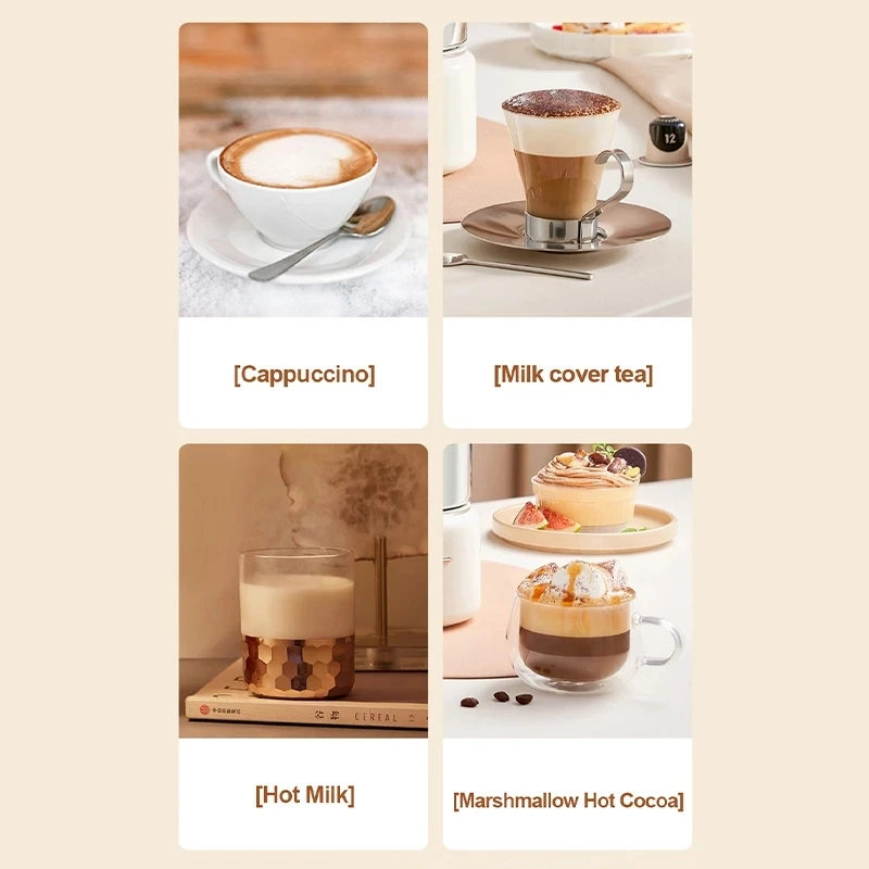 Youpin Scishare Electric Milk Foamer 220V Bubble Coffee DIY Machine Latte Art Creamer Maker Cappuccino Frother Pitcher 4