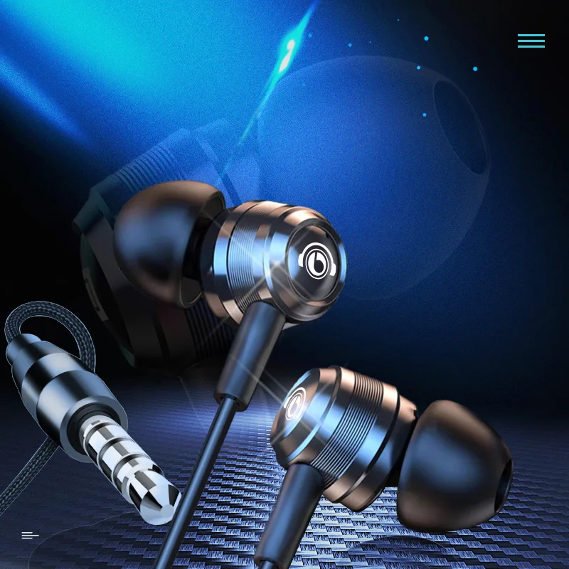 Wired In-ear Headphones With Type-c And 3.5mm Jack Hifi Stereo_voghion.com