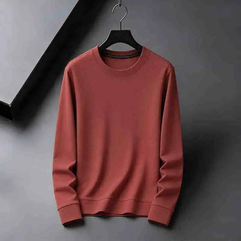 Pull homme col rond uni respirant