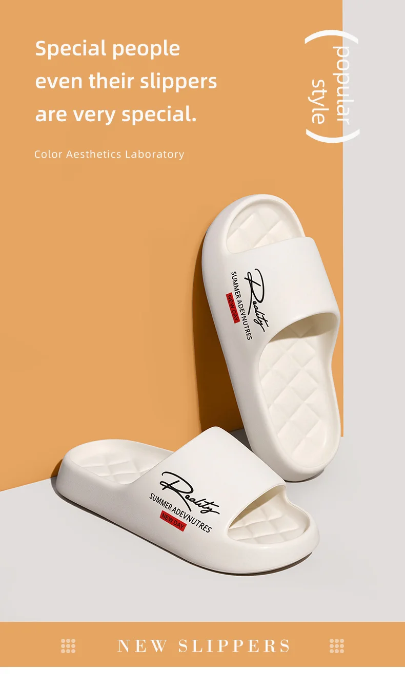 إيفا الصيف المضادة للانزلاق مقاومة للرائحة داخلي في الهواء الطلق الحمام النعال العصرية المنزل الراحة الأحذية