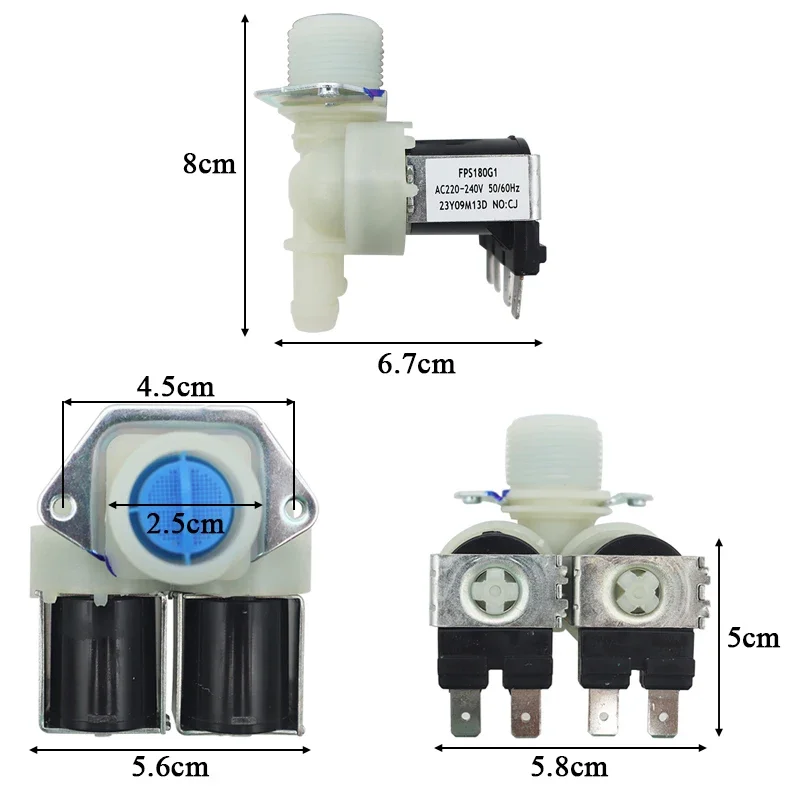 Válvula Universal De Entrada De Agua Para Lavadora | Cuotas Sin Interés