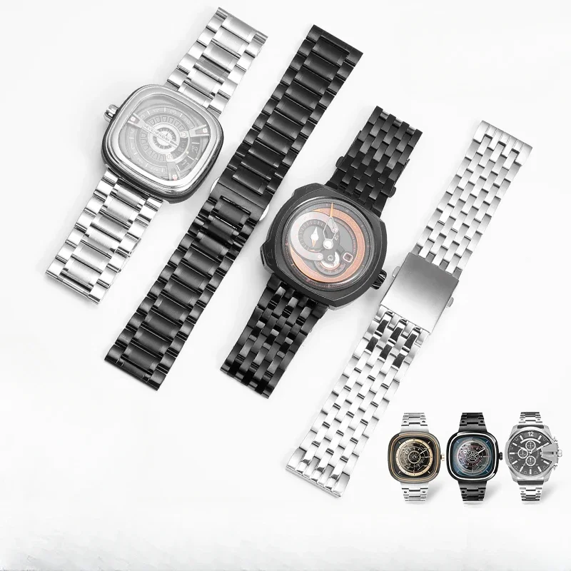 

Пряжка для часов Q2q3m1m2p2p3, твердая сталь, Igole DIESEL Panerai, 26 28 30 мм, двойное нажатие, Антиаллергенная, с инструментальным ремешком
