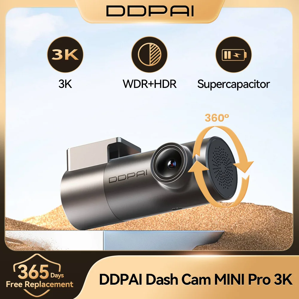 Wideorejestrator DDPAI MINI Pro 3K za $27.42 / ~102zł