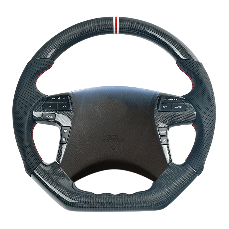 

Customized Carbon Fiber Heated Steering Wheel For Toyota Camry Highlander Hilux Vigo