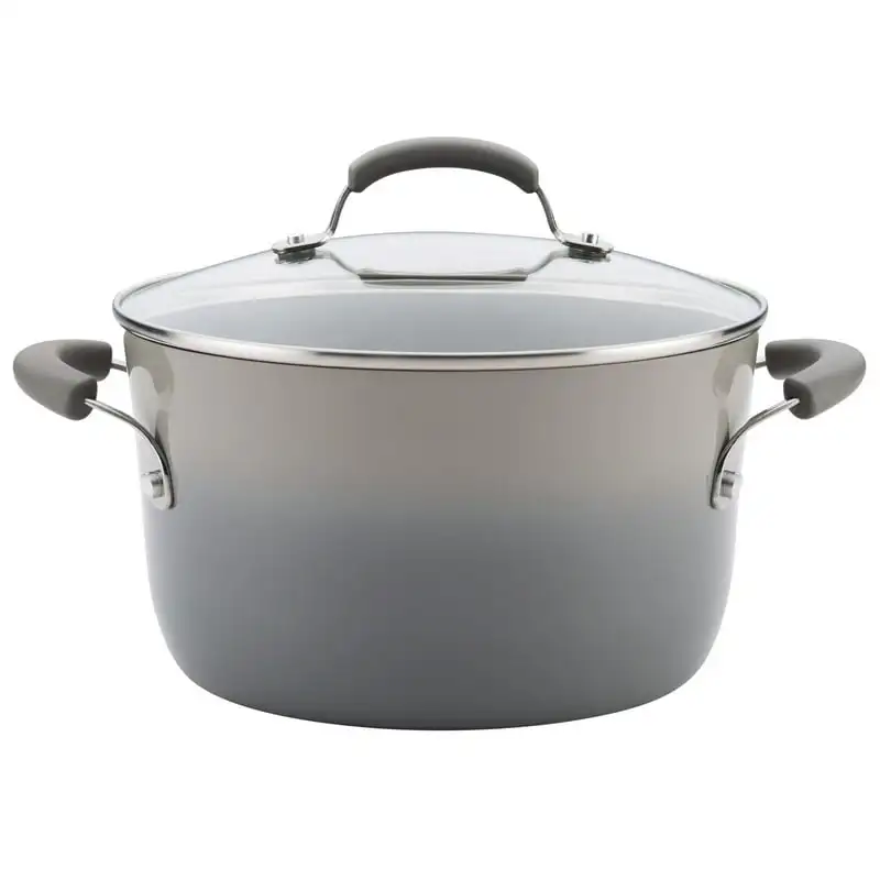 

Classic Brights Hard Enamel Nonstick Stockpot, Sea Salt Grey Porcelin chopsticks Palillos chinos Stainless steel chopsticks Fing