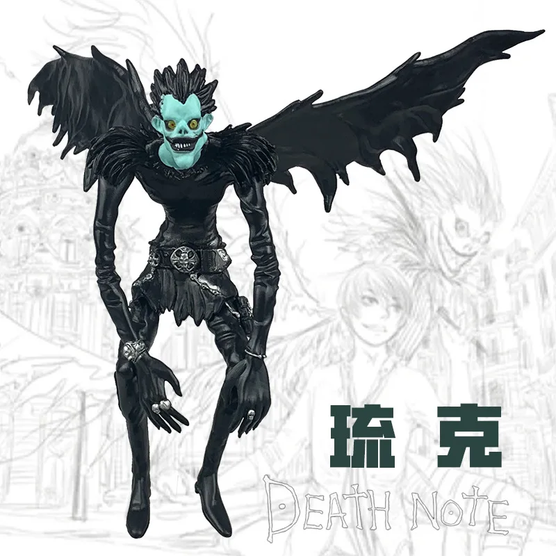 Anime-Inspired Death Note Ryuk and Rem PVC Action Figure Statue - Halloween Collectible Figurine Gift