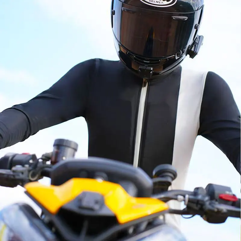 오토바이 아머 의류 컬러 블록 여름용 머신 레이싱 라이딩 의류 시원한 낙상 방지 내마모성 경량 통기성