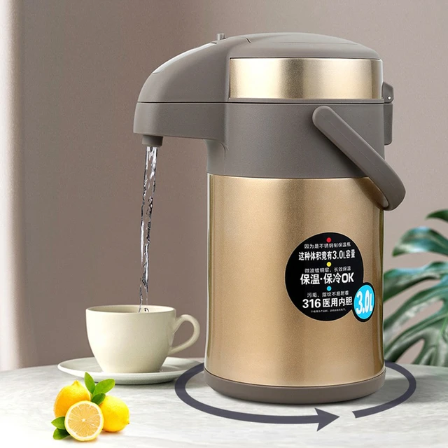 Airpot Hot & Cold Drink Dispenser, Coffee Dispenser, Stainless Steel Thermos  Urn - AliExpress