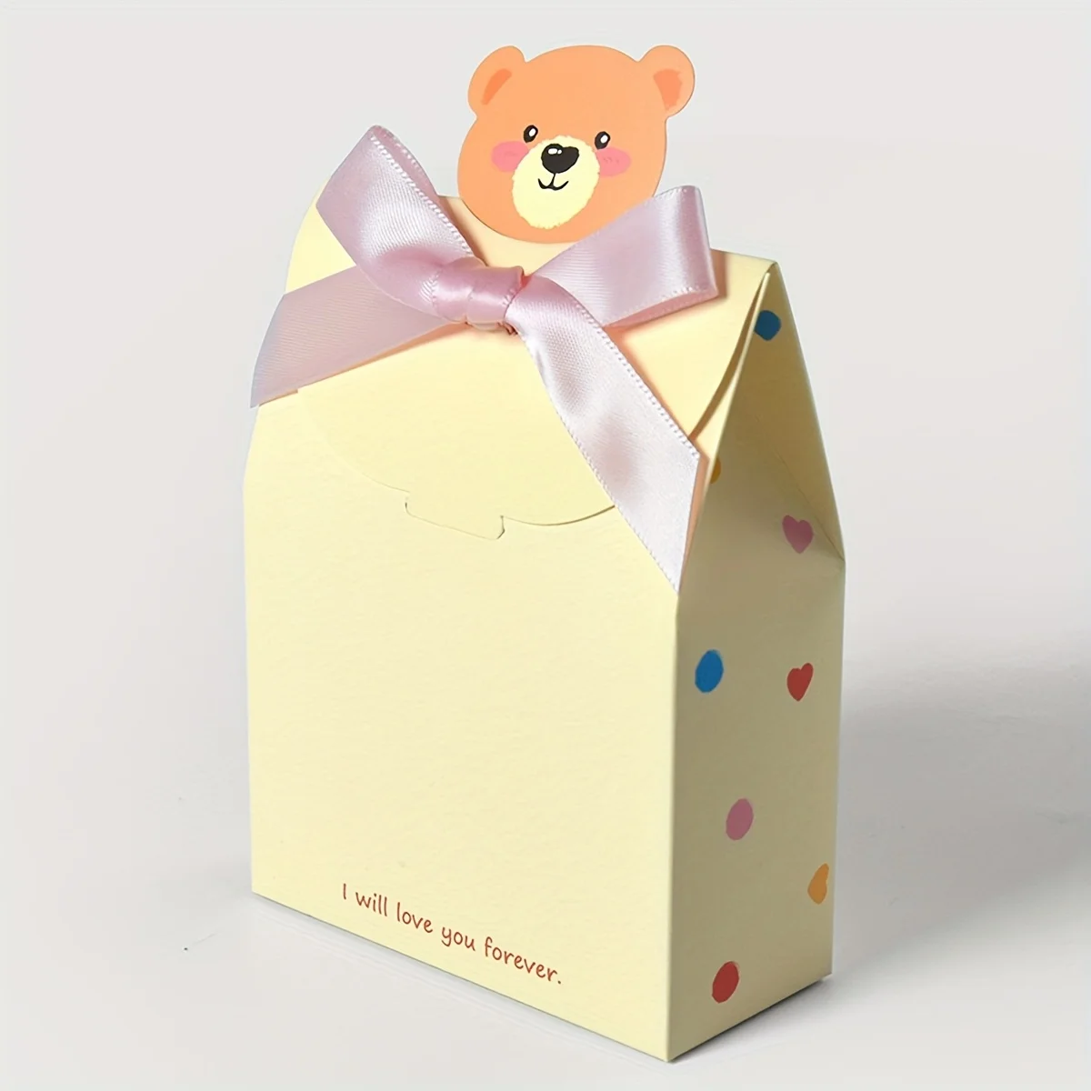 10PCS Cartoon Bear Foldable Square Gift Boxes, Durable and Stylish Paper Packaging for ... - SKU FSGB1109 - UGI Packaging