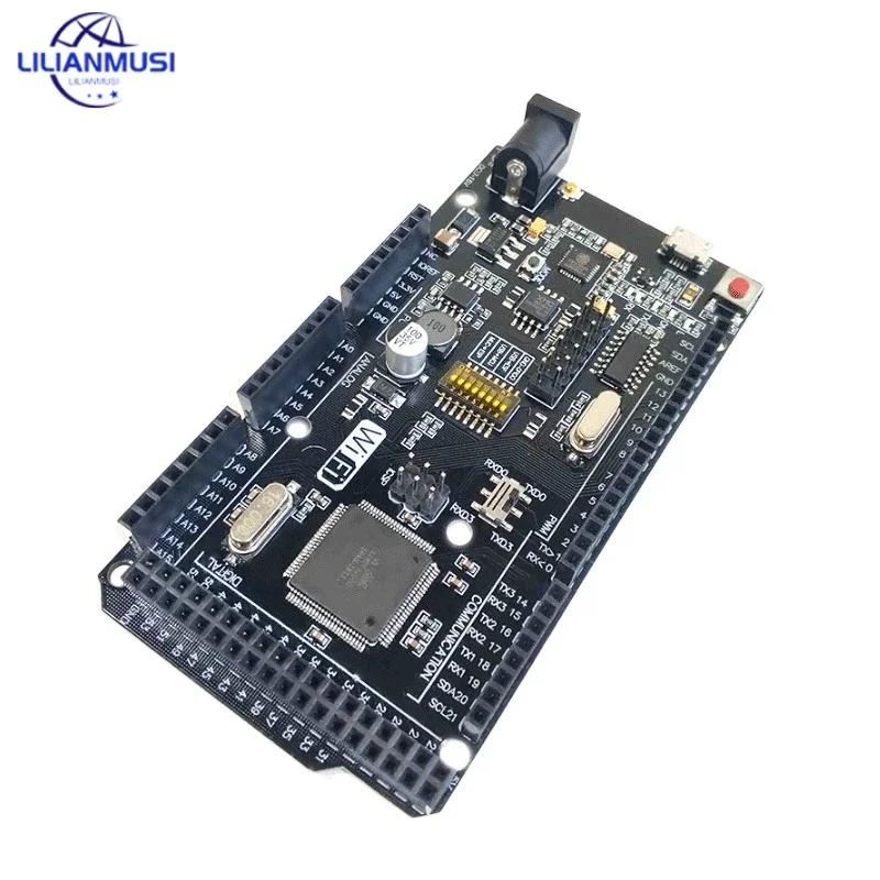 Mega2560 + Wifi R3 Atmega2560 + Esp8266 32Mb Di Memoria Usb-Ttl Ch340G. Compatibile Per Arduino Mega Nodemcu Per Wemos Esp8266