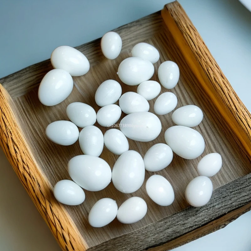 Plastic Lifelike Simulation Bird Eggs Pigeon Quail Fake Egg Aviculture Tools Nest Hatching Eggs accesorios para pajaros 10/1Pcs bird eggs